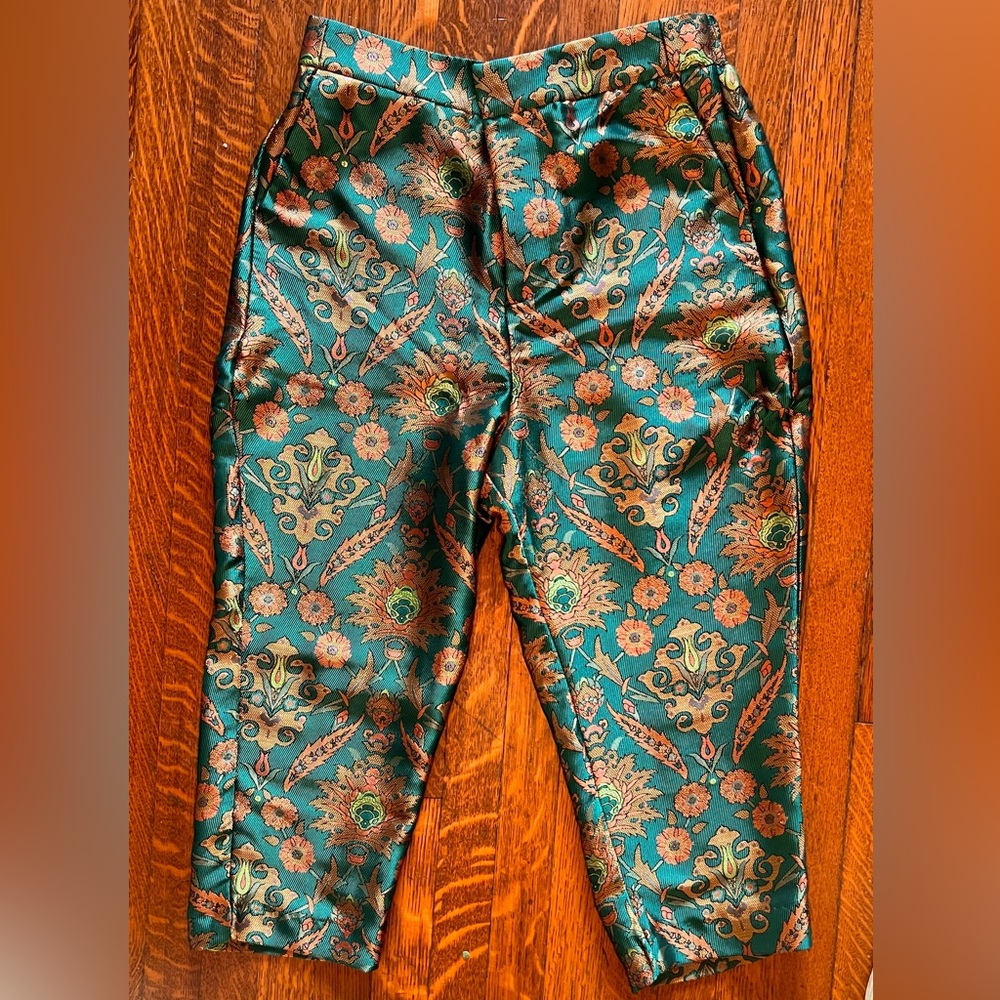 Anthropologie Maeve Jacquard Trousers NWOT